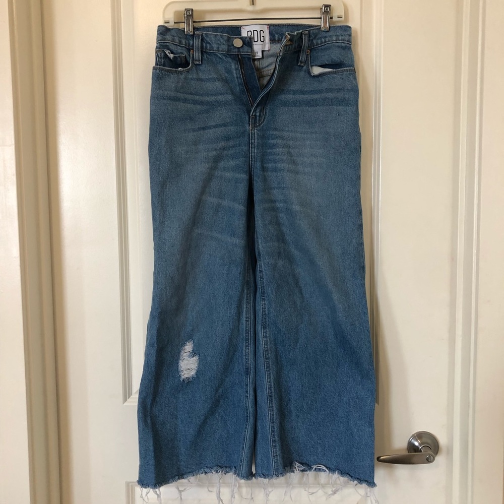 BDG Wide Leg Denim Culottes
